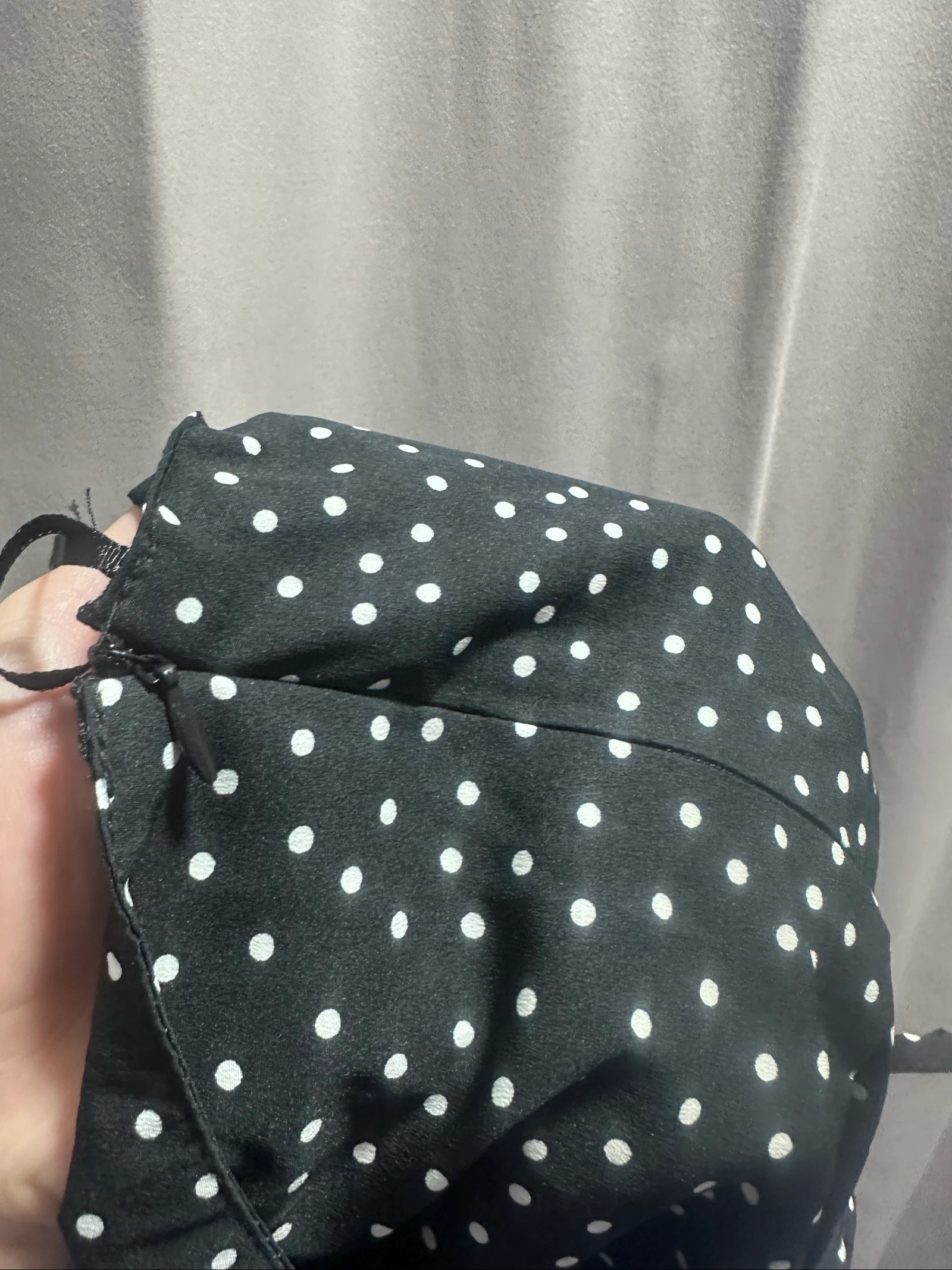 Kleine zwarte jurk met stippen maat s nieuw – photo 3